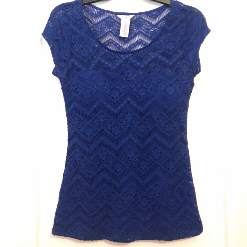 Candies lace knit shirt